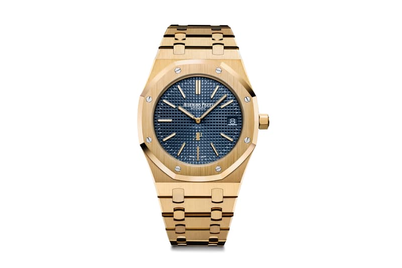 Audemars Piguet's Royal Oak Ultra-Thin Jumbo Is Now Available in Yellow Gold Watches Timepieces Geneva ref. 15202