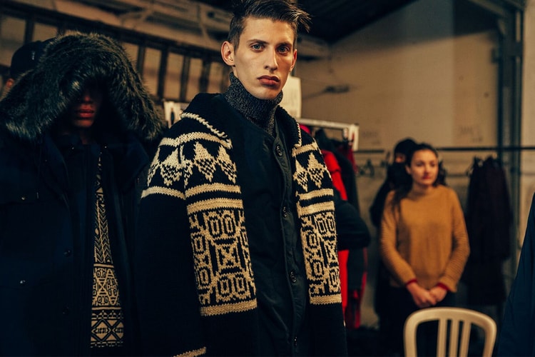 Backstage at White Mountaineering's 2017 Fall/Winter Show