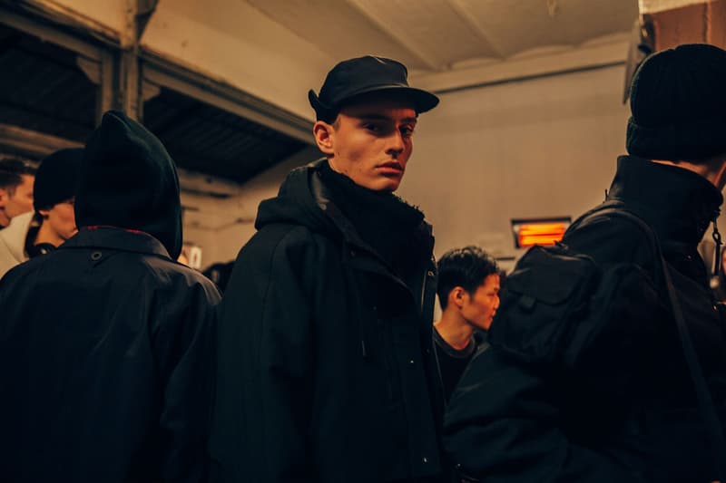 Backstage at White Mountaineering's 2017 Fall/Winter Show