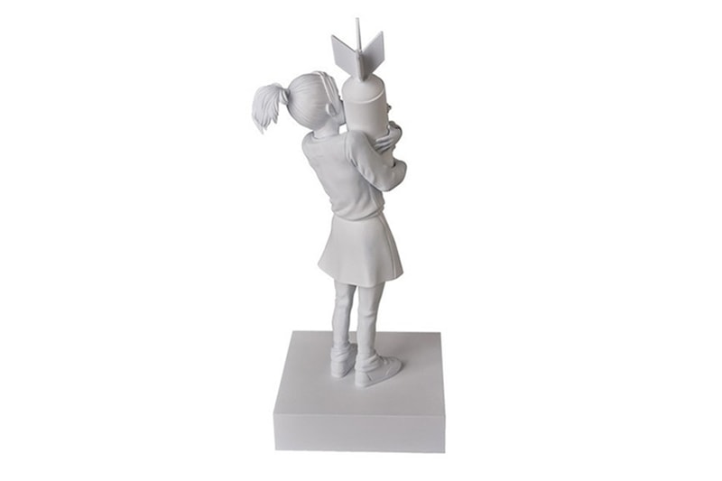 Banksy's "Bomb Hugger" Graffiti Print Transformed Into a Figurine