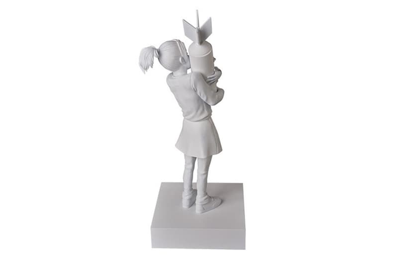 Banksy's "Bomb Hugger" Graffiti Print Transformed Into a Figurine