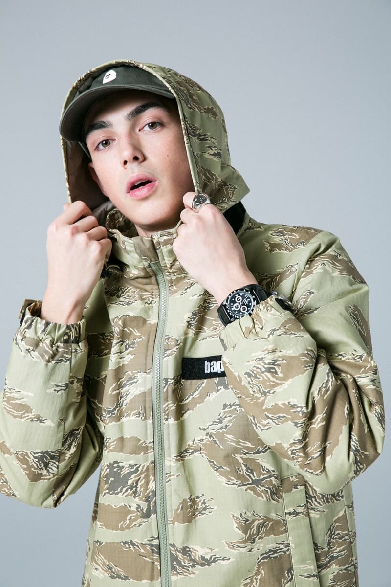 BAPE A Bathing Ape Spring Summer Tiger Camo Hoodie