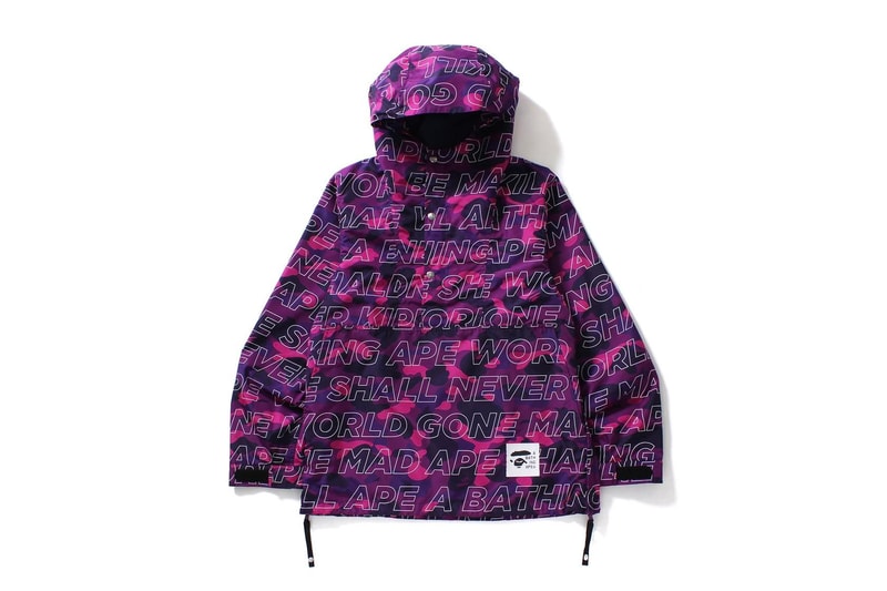 BAPE Combines Camo and Text for Latest Collection A Bathing Ape 2017 Spring Summer APE head