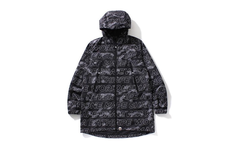 BAPE Combines Camo and Text for Latest Collection A Bathing Ape 2017 Spring Summer APE head