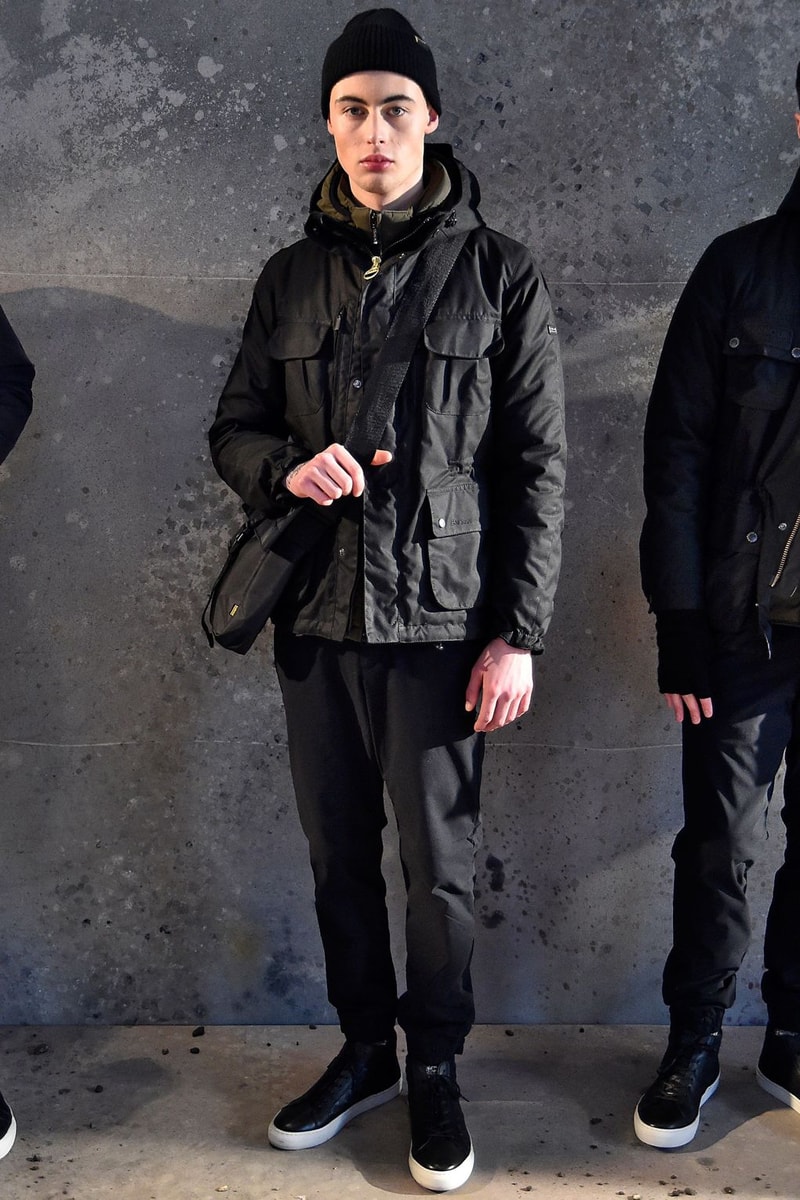 Barbour International Robert Montgomery London Fashion Week Men's 2017