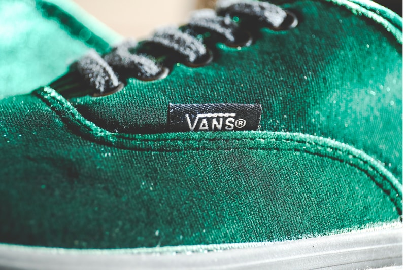 BILLY'S TOKYO Velvet Green Vans Authentic