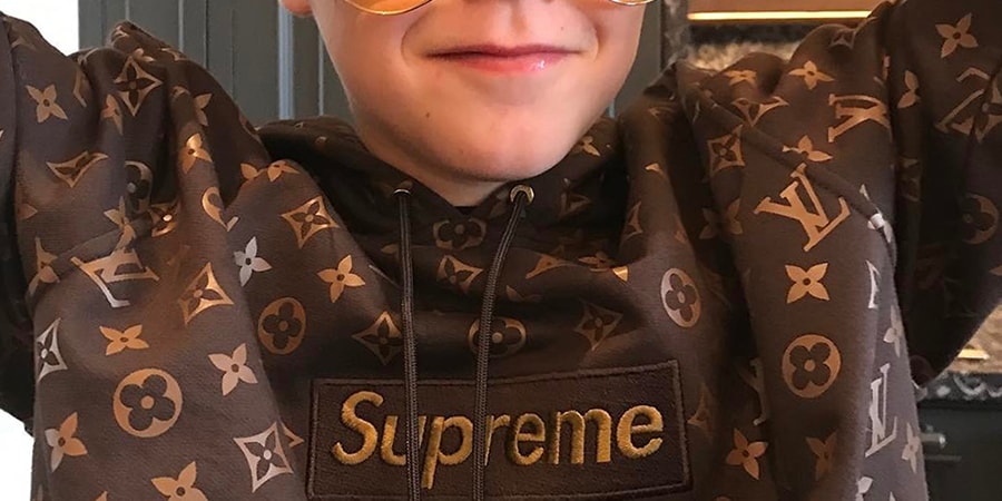 Lv and supreme hoodie Clearance