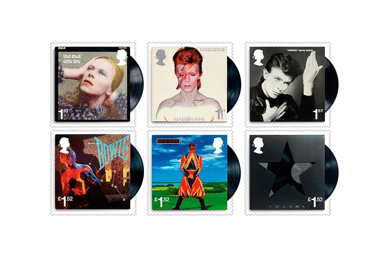 David Bowie Commemorative Royal Mail Stamps