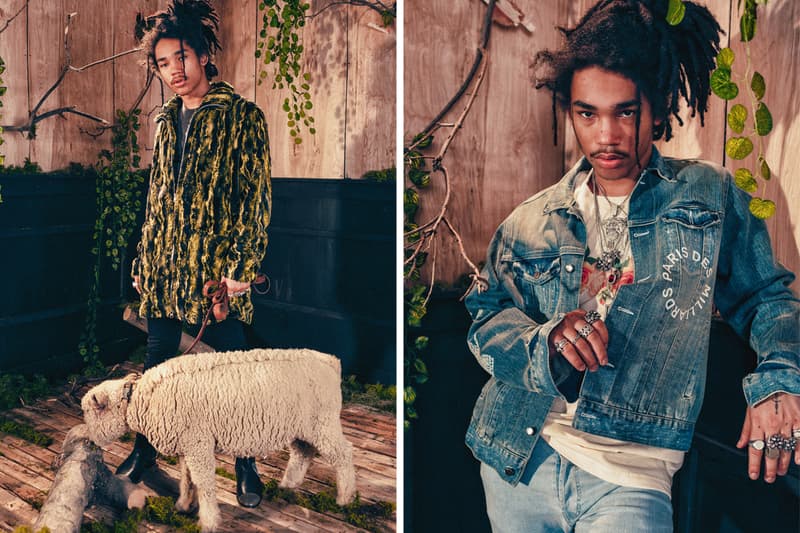 Des Milliards 2017 Spring/Summer Collection Lookbook Luka Sabbat and Baby Sheep