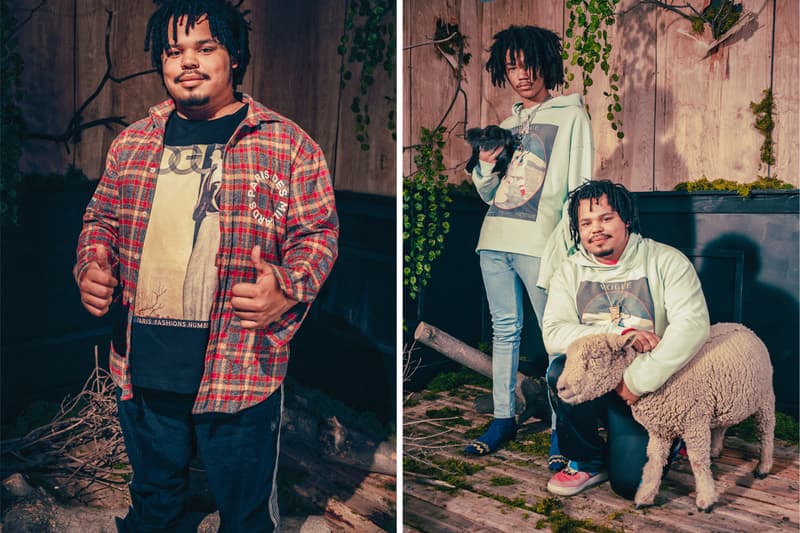 Des Milliards 2017 Spring/Summer Collection Lookbook Luka Sabbat and Baby Sheep