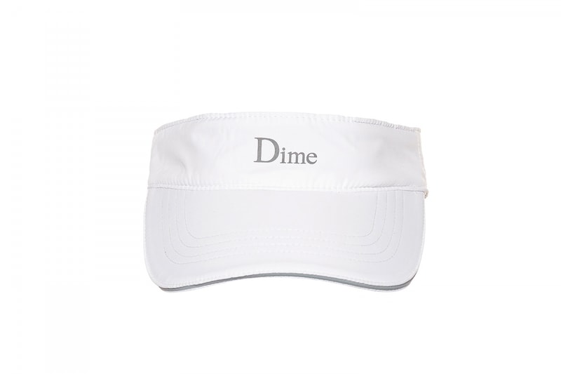 Dime Spring Summer 2017 Visor Hat White Blue Colorway