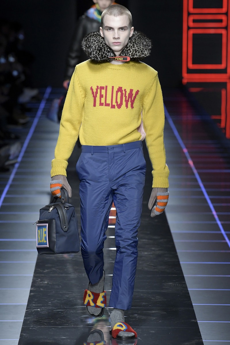 Fendi 2017 Fall Winter Menswear Collection