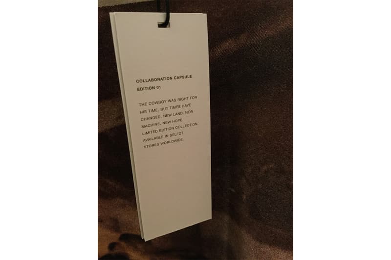 First Look Travis Scott Helmut Lang Collaboration T-Shirt Sneaker