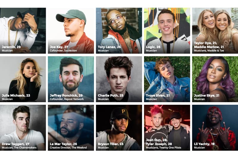 Forbes 30 Under 30 Music 2017