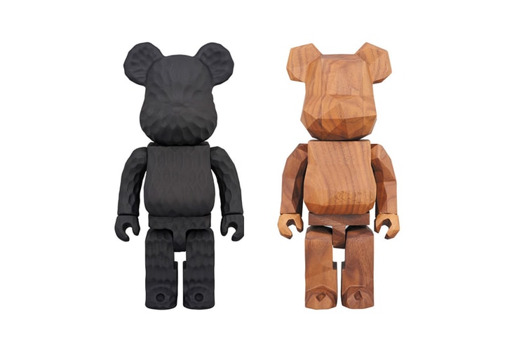 fragment design & Medicom Toy Unveil a Pair of Hand-Carved BE@RBRICKS
