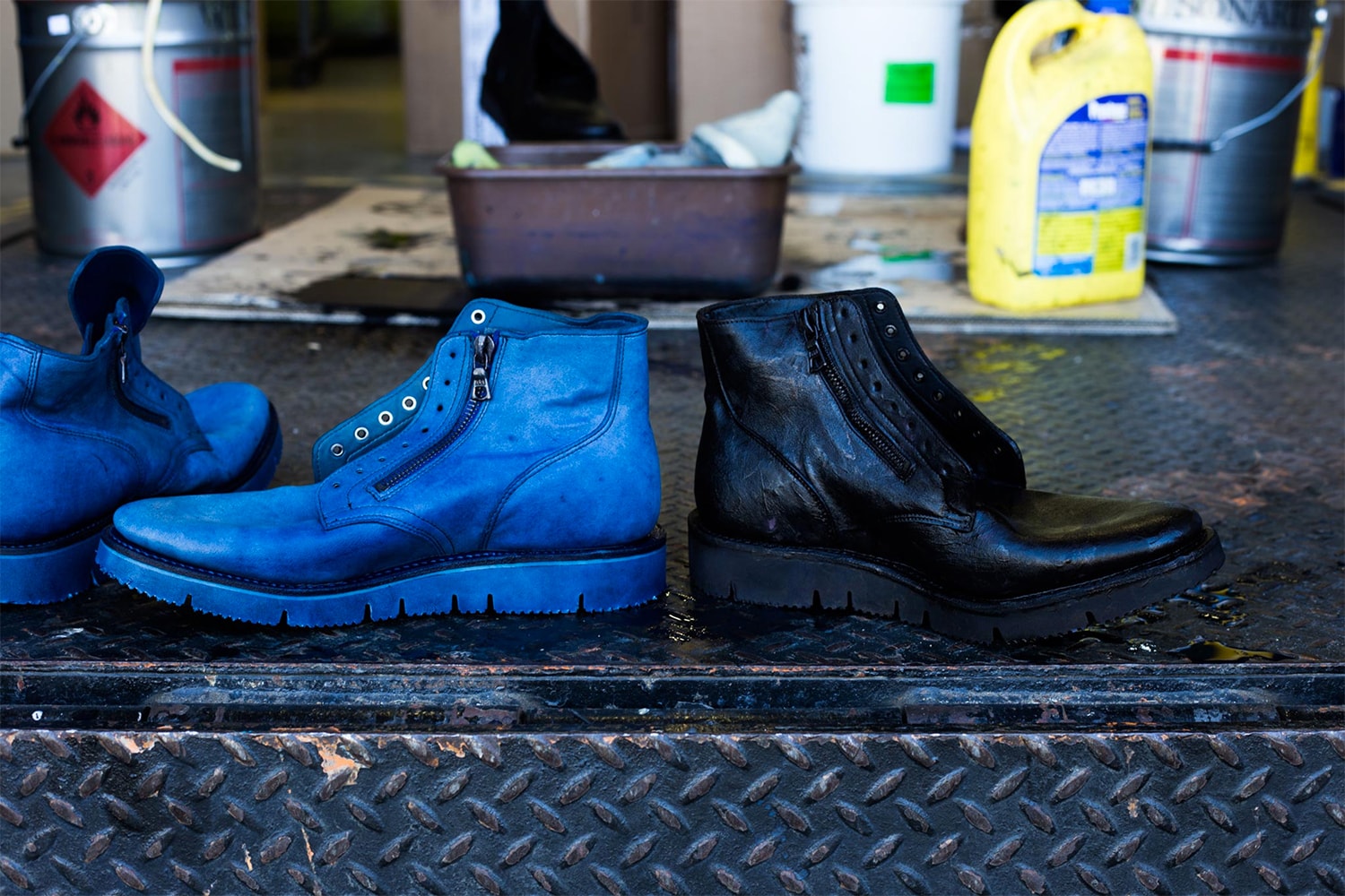 HAVEN x Viberg Overdyed Service Boots