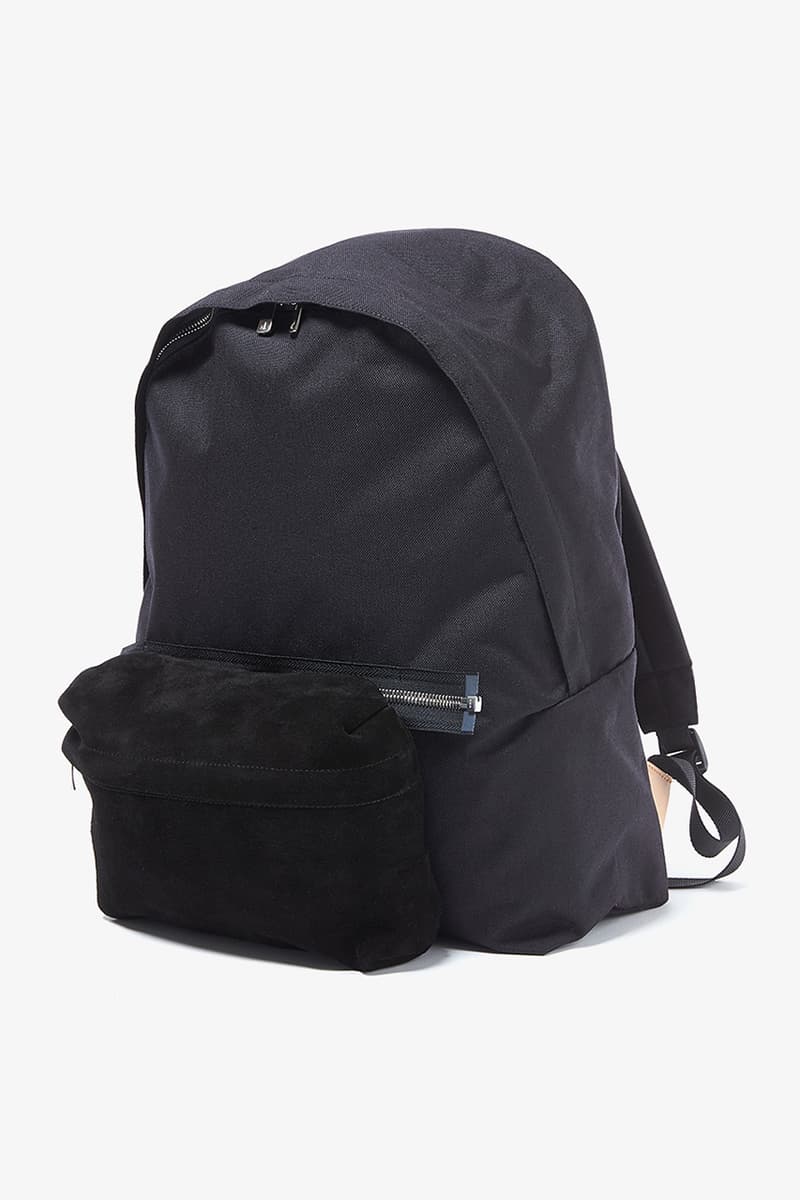 Hender Scheme CORDURA Backpacks With Zip-Off Pouches in Black and Beige