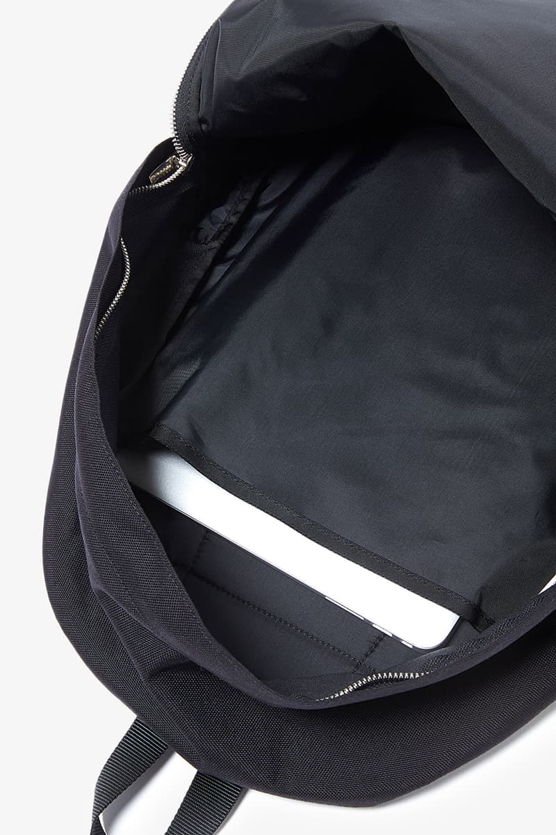 Hender Scheme CORDURA Backpacks With Zip-Off Pouches in Black and Beige