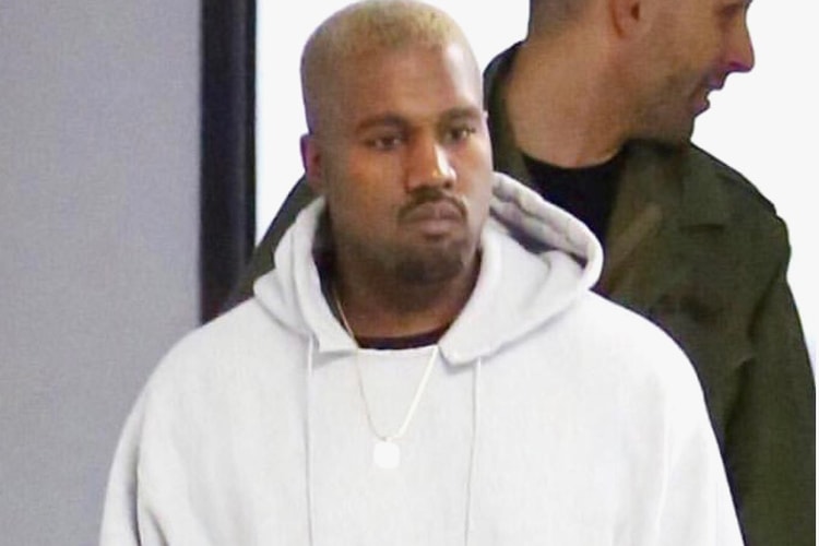 Kanye West Leaves Calabasas Office Sporting adidas's Upcoming 2017 Fall Items