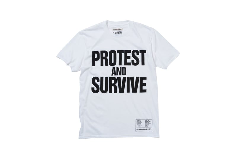 LUKER by NEIGHBORHOOD Taps Katharine Hamnett for a Collection of Outspoken Garments