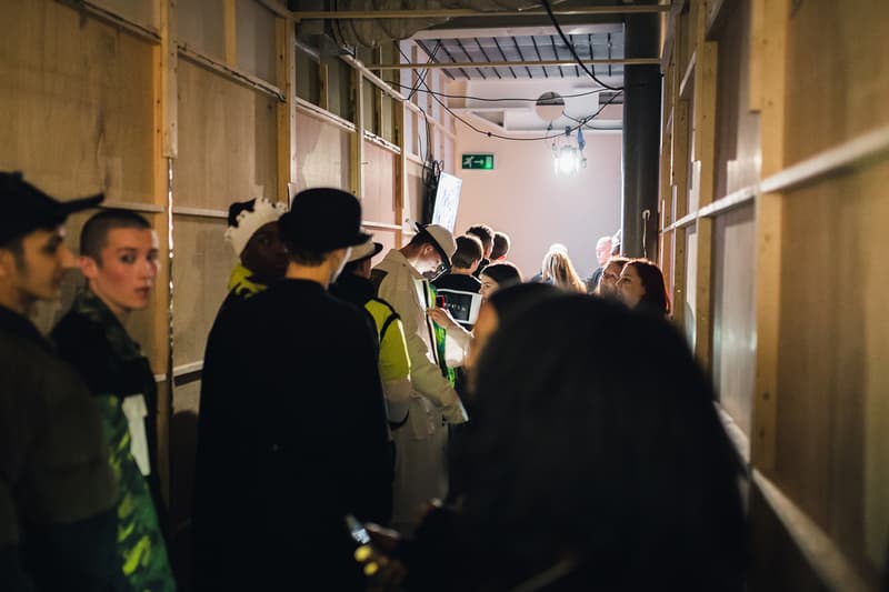 Liam Hodges Backstage LFWM 2017