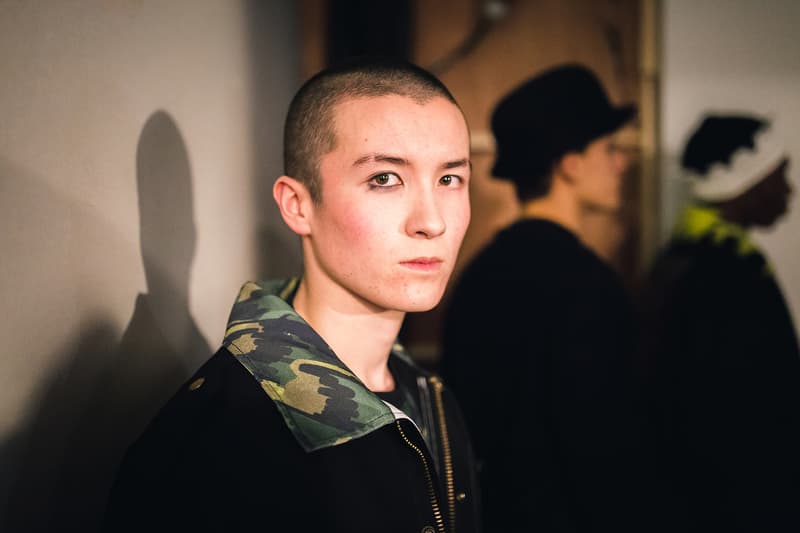 Liam Hodges Backstage LFWM 2017