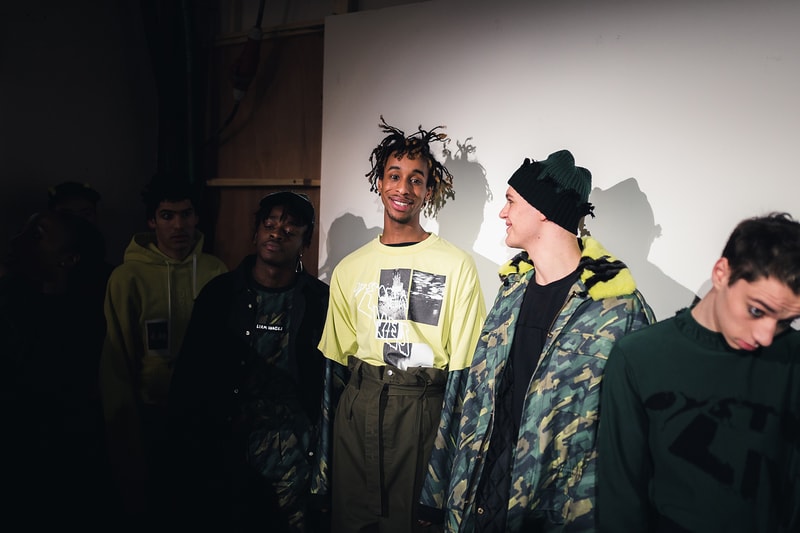 Liam Hodges Backstage LFWM 2017
