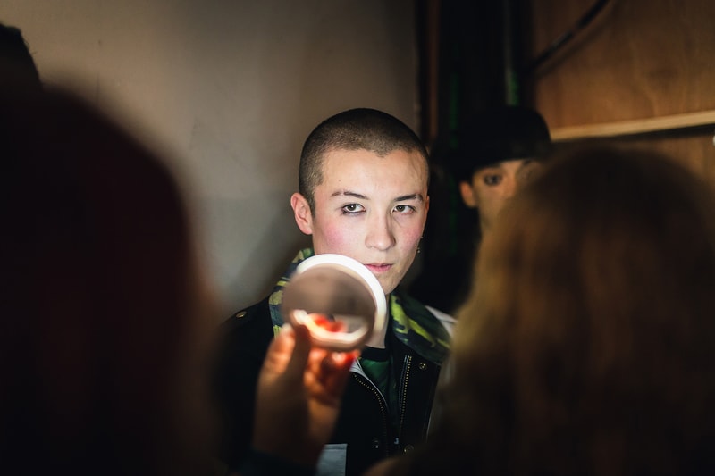 Liam Hodges Backstage LFWM 2017