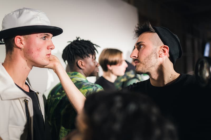 Liam Hodges Backstage LFWM 2017