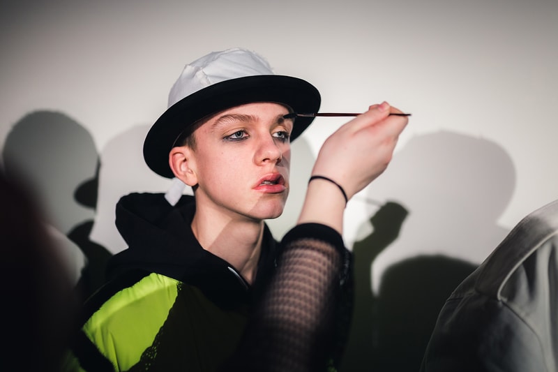 Liam Hodges Backstage LFWM 2017