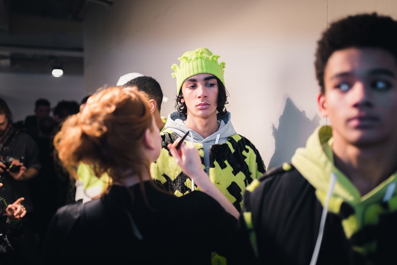 Liam Hodges Backstage LFWM 2017