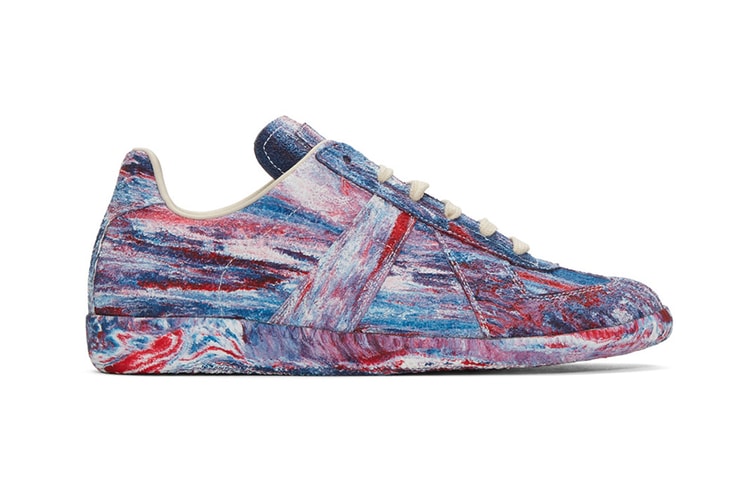 Maison Margiela Applies a Multi-Colored Tie-Dye Treatment to Its Replica Military Trainer