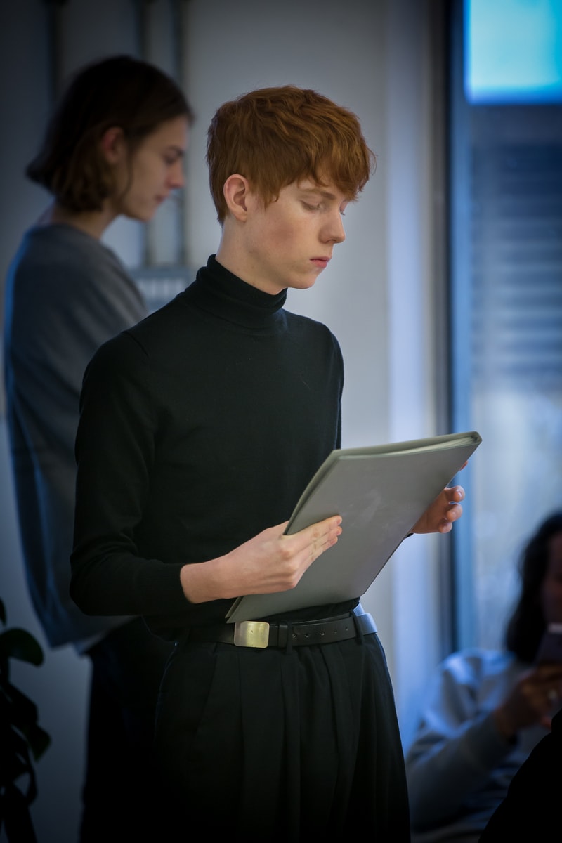 Model Casting Session For London Fashion Week: Mens Fall/Winter 2017