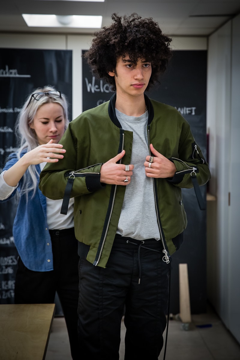 Model Casting Session For London Fashion Week: Mens Fall/Winter 2017