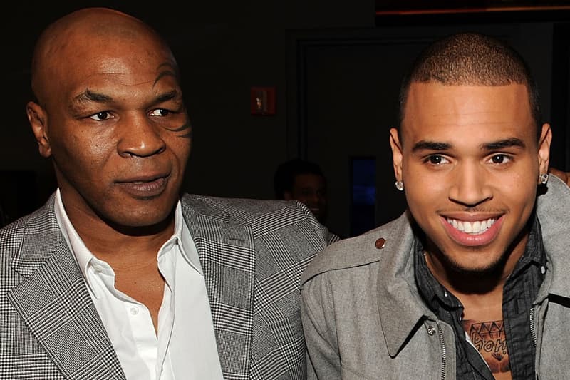 mike tyson chris brown trainer training fight boxing soulja boy floyd mayweather 50 cent