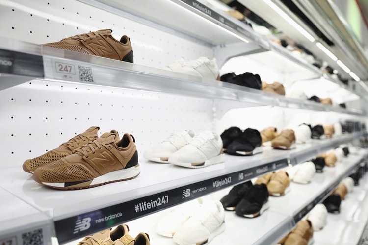 New Balance Hosts a Pop-Up Shop for Its Latest 247 Luxe Iterations in Shanghai