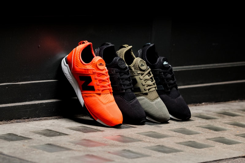 New Balance 247 Sport Orange Olive Black