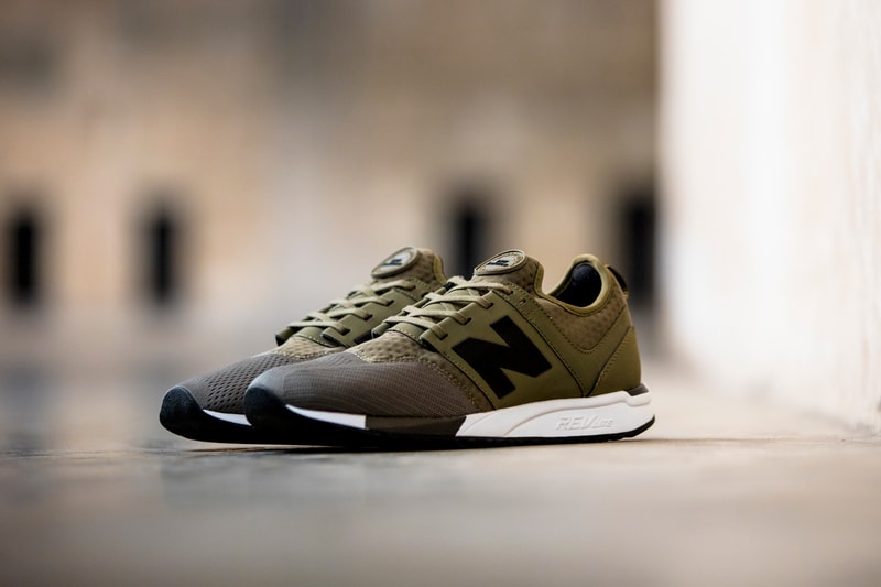 New Balance 247 Sport Orange Olive Black