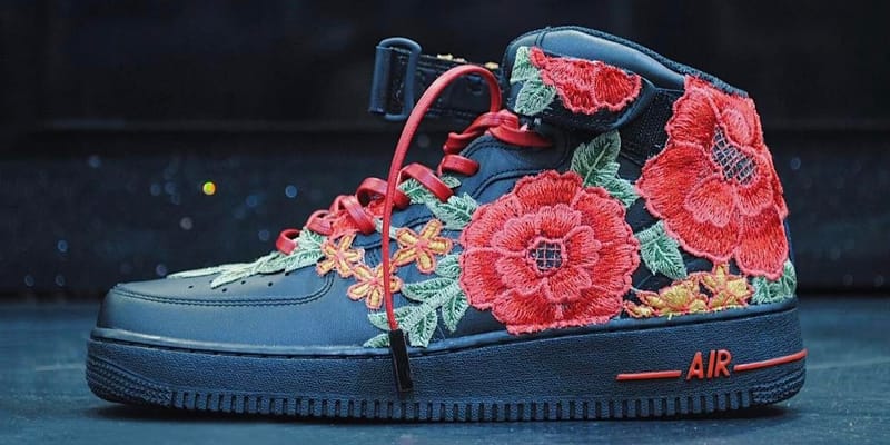 floral custom air force 1