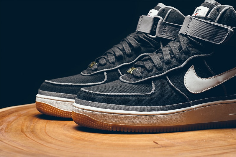 Nike Air Force 1 High Black/Sail-Team Orange