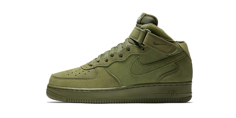 olive green and black air force 1