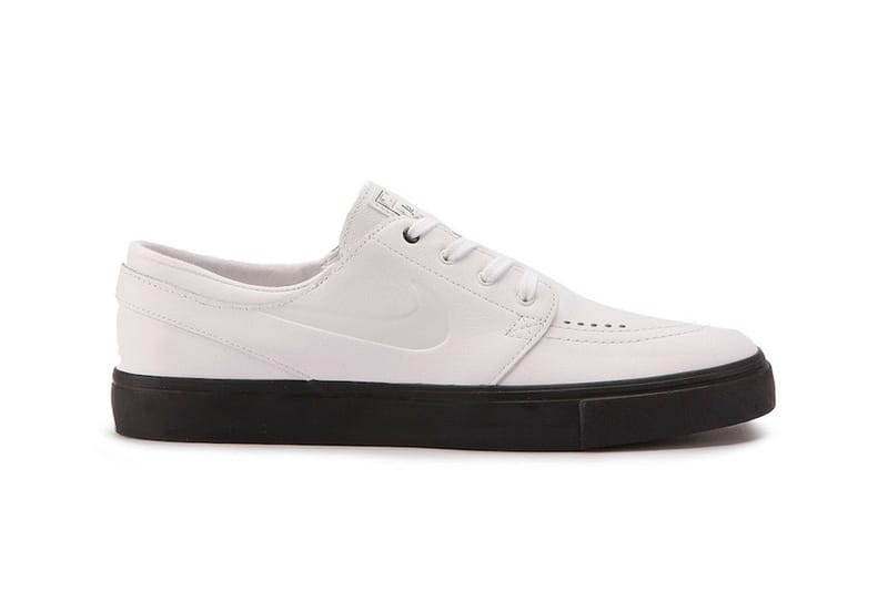 nike sb janoski premium white leather skate shoes