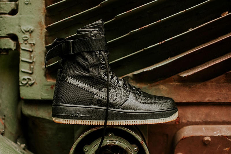 Nike SF AF1 Black Gum Special Field Air Force 1