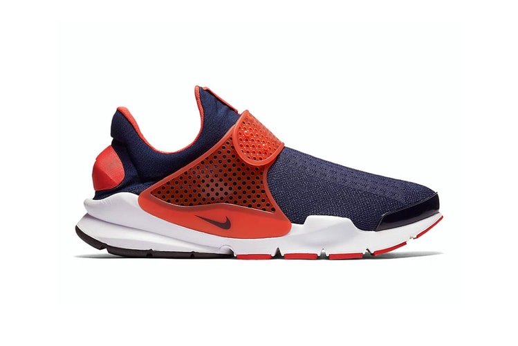 Nike Dresses the Sock Dart in Navy & Orange