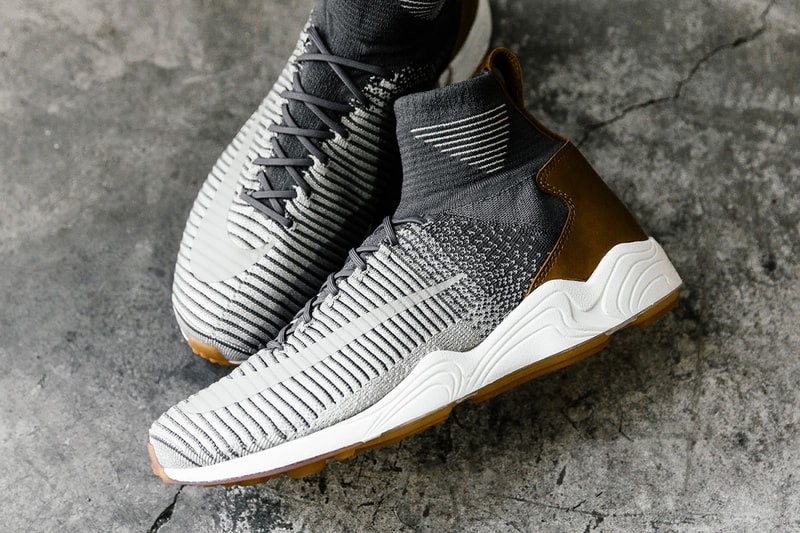 Nike Zoom Mercurial XI Flyknit Grey Leather