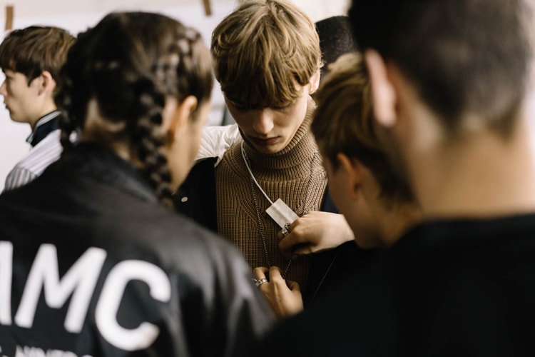 Here's a Backstage Look at the OAMC 2017 Fall/Winter Show