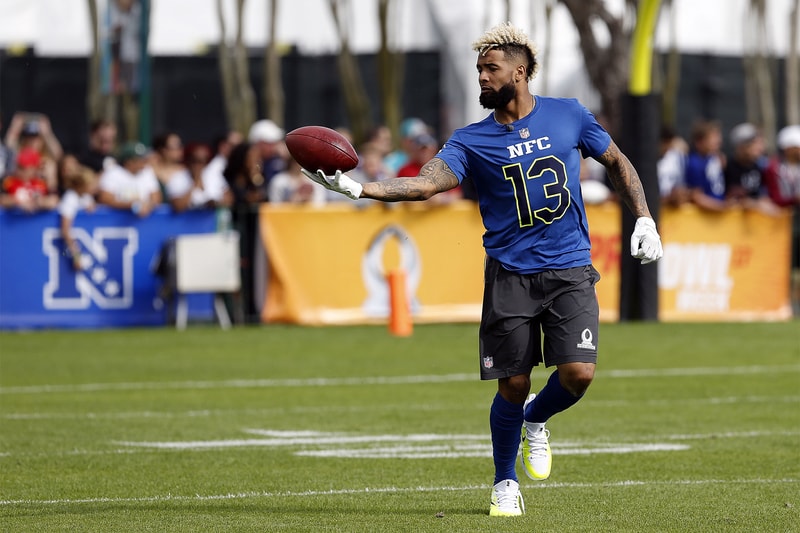 Odell Beckham Jr Supreme Louis Vuitton Nike Cleats Pro Bowl