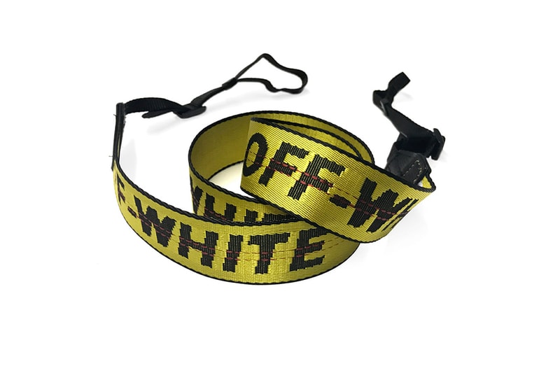 Custom OFF WHITE VIRGIL ABLOH Industrial Camera Strap