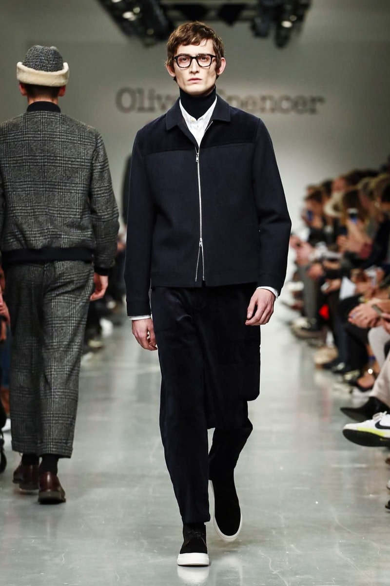 Oliver Spencer 2017 Fall Winter Collection Runway Show London Fashion Week Men's
