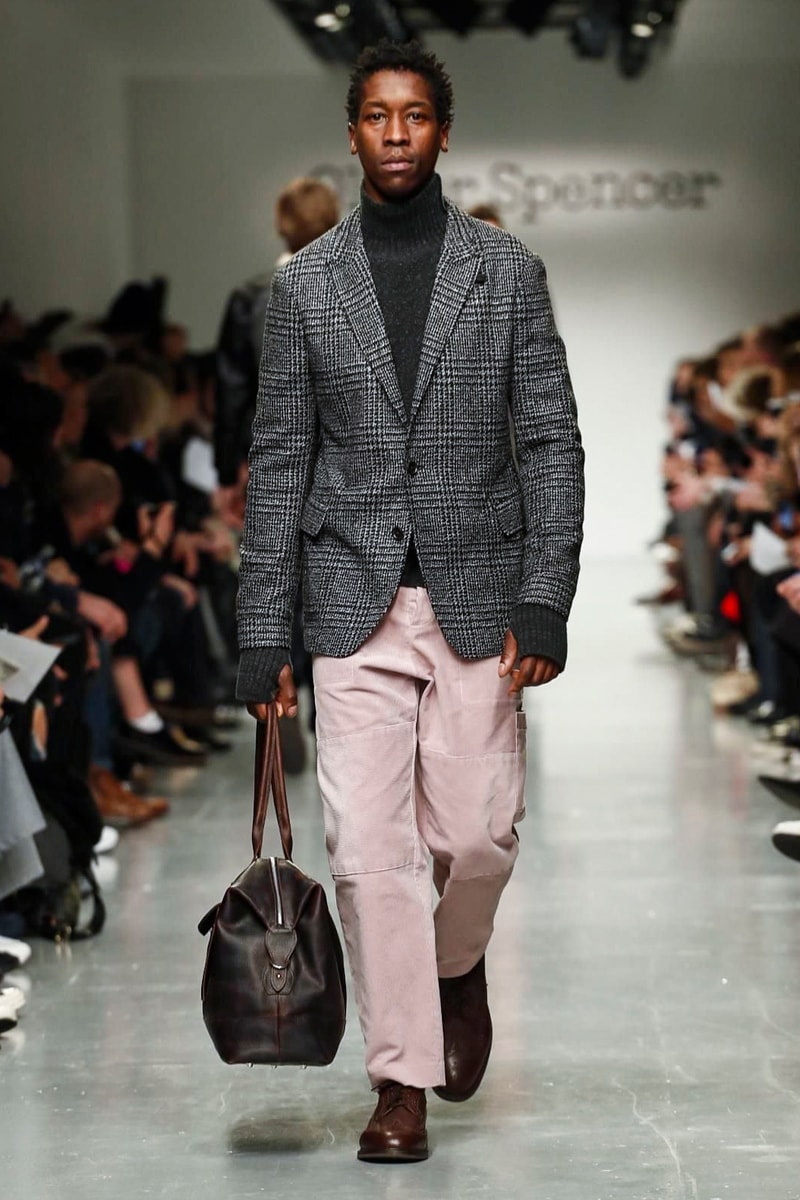 Oliver Spencer 2017 Fall Winter Collection Runway Show London Fashion Week Men's